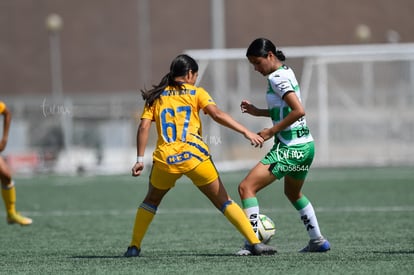 Perla Pérez, Aylin Salais | Santos vs Tigres J13 C2023 Liga MX