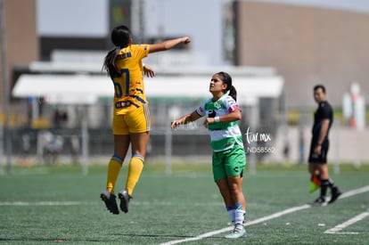 Perla Pérez, Maika Albéniz | Santos vs Tigres J13 C2023 Liga MX