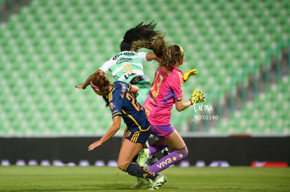 Juelle Love, Jana Gutiérrez, Mariángela Medina | Santos vs Tigres femenil