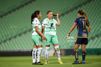 Priscila Padilla, Arlett Tovar | Santos vs Tigres femenil