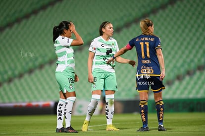 Priscila Padilla, Arlett Tovar | Santos vs Tigres femenil