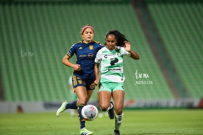 Juelle Love, Jana Gutiérrez | Santos vs Tigres femenil