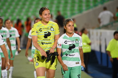 Aida Cantú, Maika Albéniz | Santos vs Tigres femenil