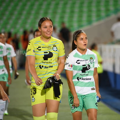 Aida Cantú, Maika Albéniz | Santos vs Tigres femenil