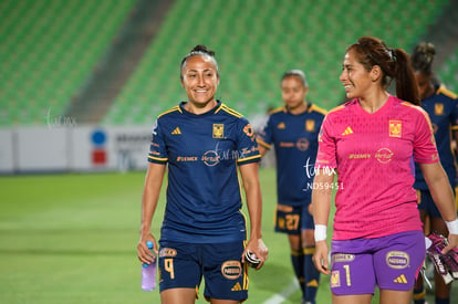 Sandra Mayor, Aurora Santiago | Santos vs Tigres femenil