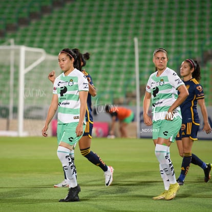 María Yokoyama, Priscila Padilla | Santos vs Tigres femenil