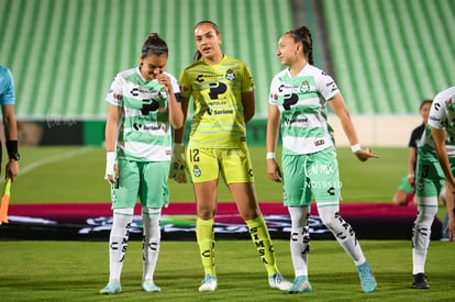 Karol Contreras, Natalia Miramontes, Alexxandra Ramírez | Santos vs Tigres femenil