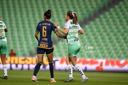 Luisa De Alba, Nancy Antonio | Santos vs Tigres femenil