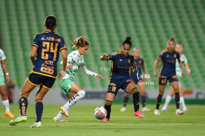 Belén Cruz, Stephanie Soto | Santos vs Tigres femenil