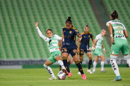 Belén Cruz, Stephanie Soto | Santos vs Tigres femenil