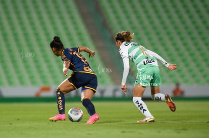 Belén Cruz, Stephanie Soto | Santos vs Tigres femenil