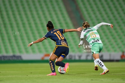 Belén Cruz, Stephanie Soto | Santos vs Tigres femenil