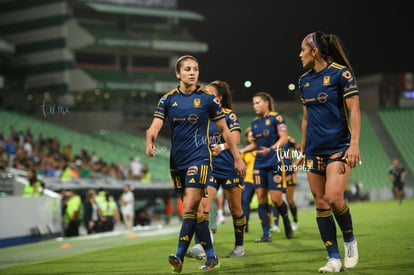 Alexia Delgado, Cristina Ferral | Santos vs Tigres femenil