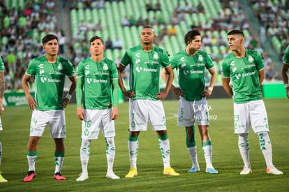 Diego Medina, Aldo López, Juan Brunetta, Harold Preciado, Al | Santos Laguna vs Xolos de Tijuana J11