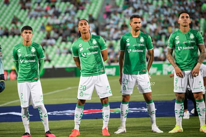 Marcelo Correa, Raúl López, Hugo Rodríguez, Omar Campos | Santos Laguna vs Xolos de Tijuana J11