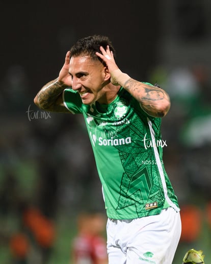 festejo de gol, Marcelo Correa | Santos Laguna vs Xolos de Tijuana J11