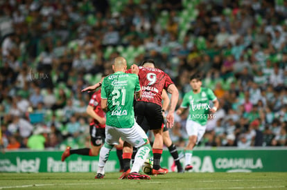 Lucas Cavallini, Matheus Doria | Santos Laguna vs Xolos de Tijuana J11