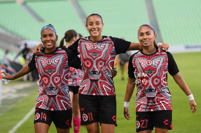 Sanjuana Muñoz, Victoria López, Joselyn De La Rosa | Santos vs Tijuana femenil