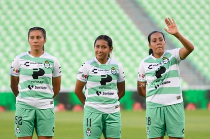 Arlett Tovar, Cynthia Rodríguez, Frida Cussin | Santos vs Tijuana femenil