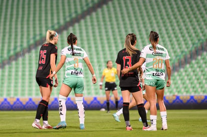 Lia Romero, Natalia Miramontes, Mayra Pelayo-bernal | Santos vs Tijuana femenil