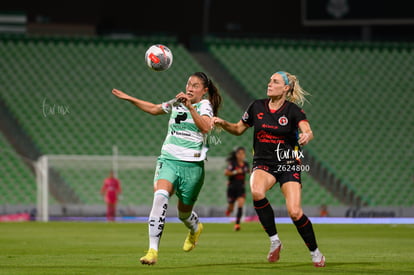 Priscila Padilla, Angelina Hix | Santos vs Tijuana femenil