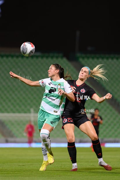 Priscila Padilla, Angelina Hix | Santos vs Tijuana femenil