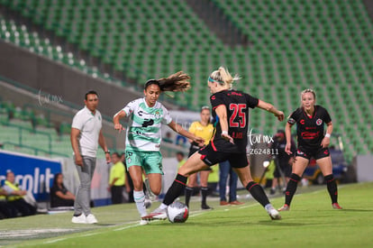 Michel Ruiz, Angelina Hix | Santos vs Tijuana femenil