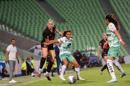 Michel Ruiz, Angelina Hix | Santos vs Tijuana femenil