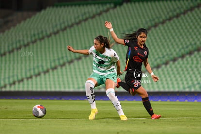 Priscila Padilla, Estefania Izaguirre | Santos vs Tijuana femenil