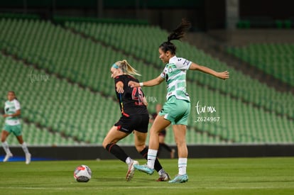 Katia Estrada, Angelina Hix | Santos vs Tijuana femenil