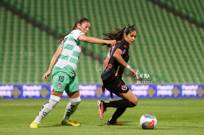 Priscila Padilla, Daniela Espinosa | Santos vs Tijuana femenil