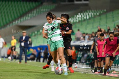 Katia Estrada, Estefania Izaguirre | Santos vs Tijuana femenil