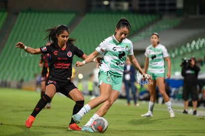 Katia Estrada, Estefania Izaguirre | Santos vs Tijuana femenil