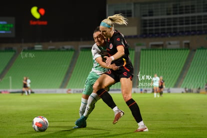 Natalia Miramontes, Angelina Hix | Santos vs Tijuana femenil