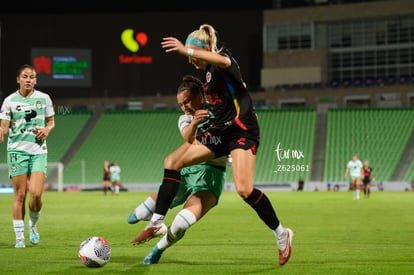 Natalia Miramontes, Angelina Hix | Santos vs Tijuana femenil