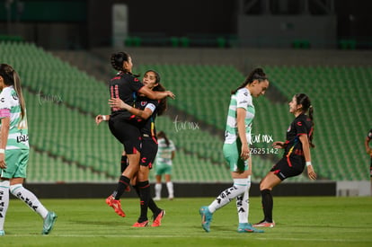 Festejo de gol, Sanjuana Muñoz | Santos vs Tijuana femenil