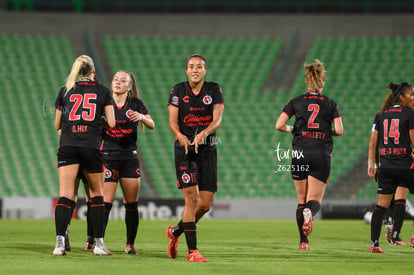 Festejo de gol, Sanjuana Muñoz | Santos vs Tijuana femenil