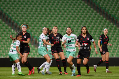 Luisa De Alba, Adyson Willett, Brenda López | Santos vs Tijuana femenil