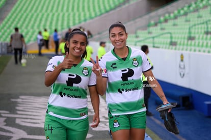 Lia Romero, Paulina Peña | Santos vs Toluca J10 C2023 Liga MX femenil