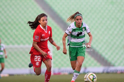 Patricia Jardón, Daniela Delgado | Santos vs Toluca J10 C2023 Liga MX femenil