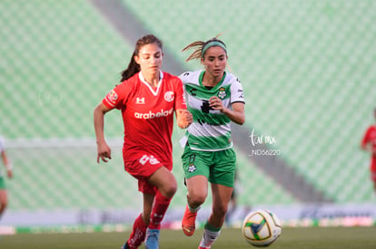 Patricia Jardón, Daniela Delgado | Santos vs Toluca J10 C2023 Liga MX femenil