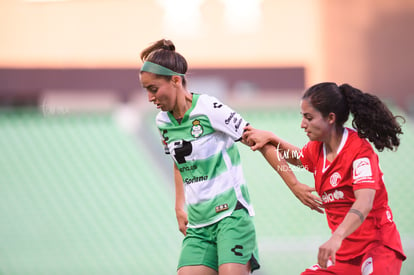 Patricia Jardón, Daniela Delgado | Santos vs Toluca J10 C2023 Liga MX femenil