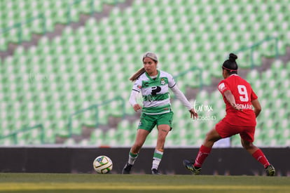 Sheila Pulido, Mariel Román | Santos vs Toluca J10 C2023 Liga MX femenil