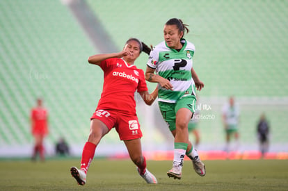 Sofía Varela, Brenda Carvajal | Santos vs Toluca J10 C2023 Liga MX femenil