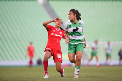 Sofía Varela, Brenda Carvajal | Santos vs Toluca J10 C2023 Liga MX femenil