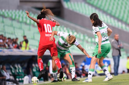 Alexia Villanueva, Brenda Da Graca | Santos vs Toluca J10 C2023 Liga MX femenil