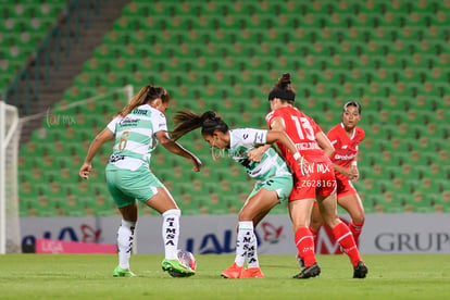 Michel Ruiz, Natalia Gómez Junco, Brenda López | Santos vs Toluca  femenil