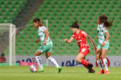 Natalia Gómez Junco, Brenda López | Santos vs Toluca  femenil