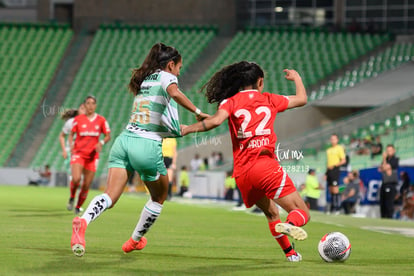 Michel Ruiz, Patricia Jardón | Santos vs Toluca  femenil