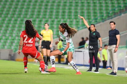 Michel Ruiz, Patricia Jardón | Santos vs Toluca  femenil